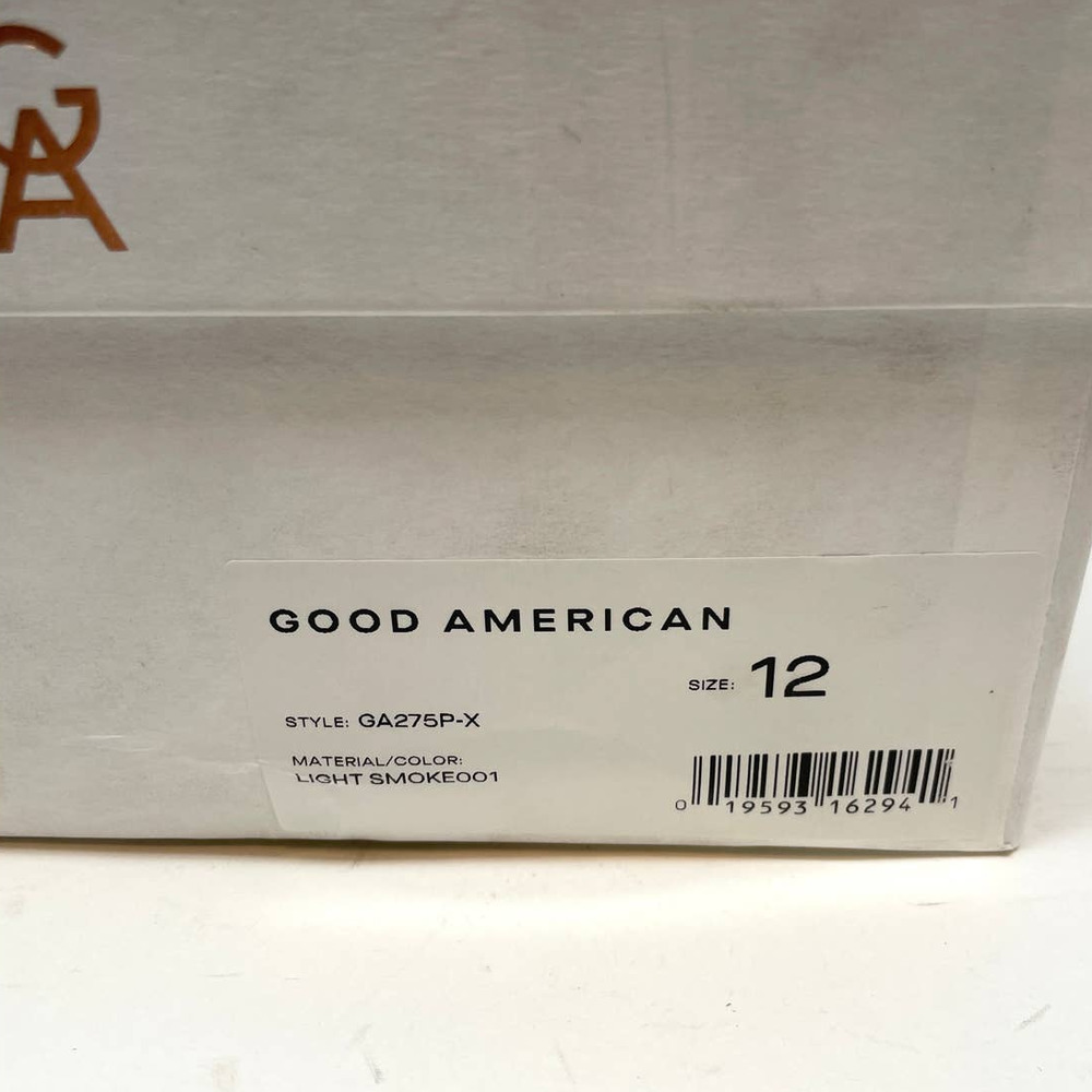 Good American Cinder-F*CKING-RELLA Pump In Light Smoke Size 12 New - Picture 15 of 15